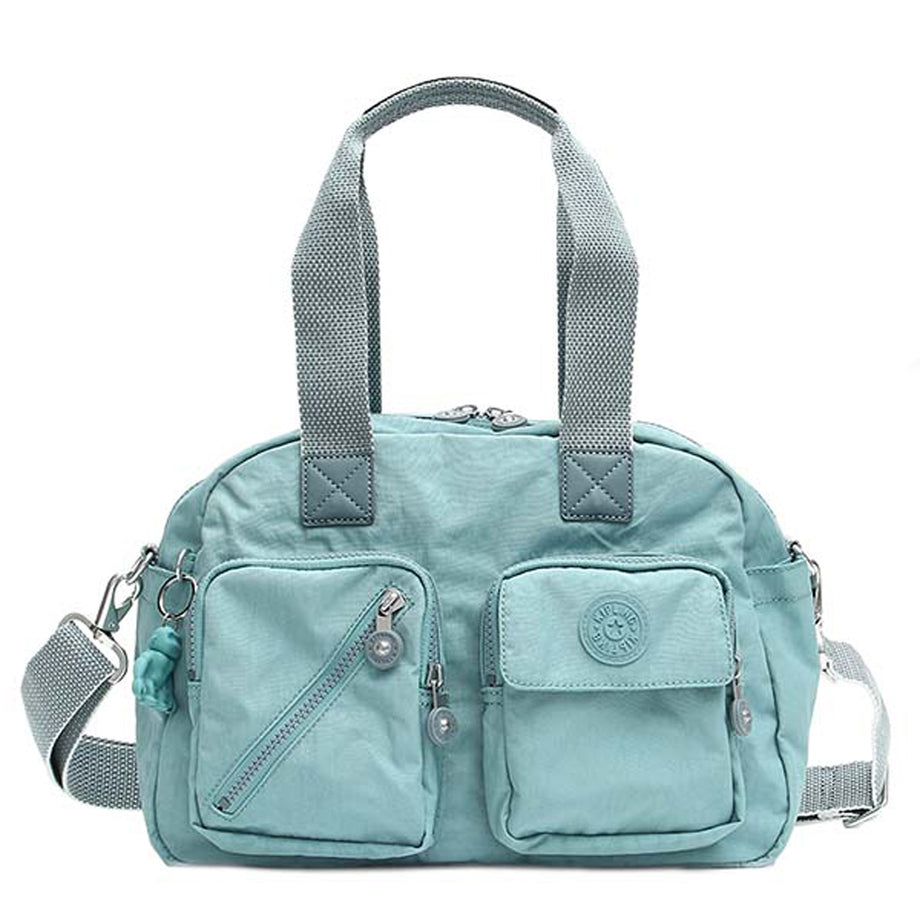 新品 キプリング kipling 2way ボストンバッグ DEFEA グレー