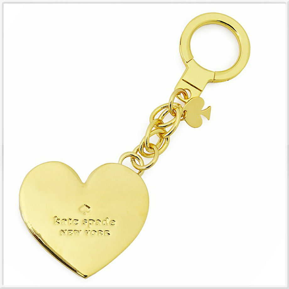 Kate spade hot sale heart keychain