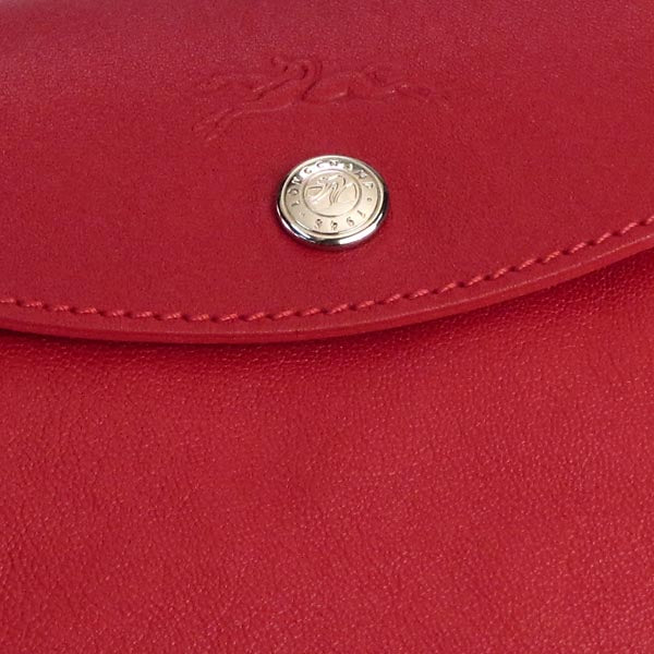 Longchamp Le Pliage Cuir Medium Red 1515 737 045