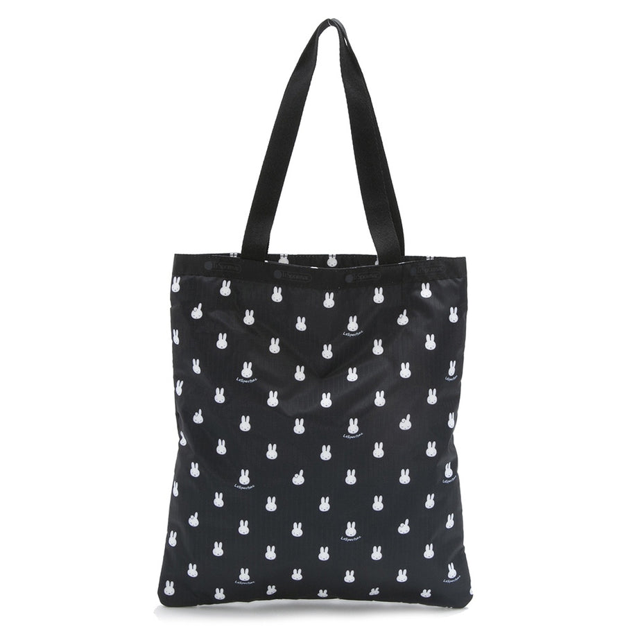 レスポートサック LeSportsac トートバッグ EMERALD TOTE 2339 G824 エメラルド トート フラット バッグ MIFFY  AND DAN BLACK ミッフィー アンド ダーン ブラック ディック・ブルーナ コラボレーション