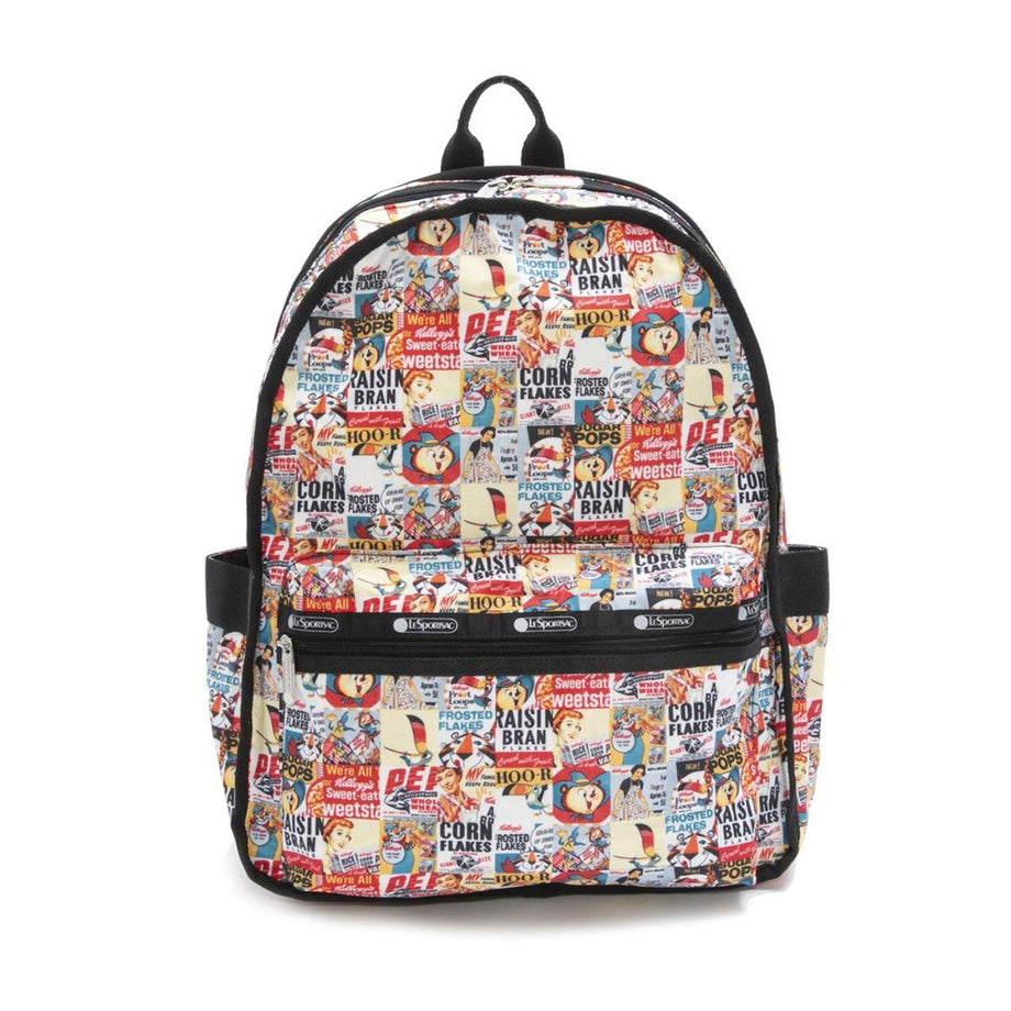 レスポートサック LeSportsac リュックサック ROUTE BACKPACK 3747 E504 ルート バックパック リュック RETRO  CEREAL BOX レトロ シリアル ボックス ケロッグ コラボレーション