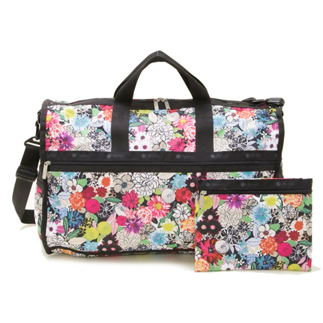 レスポートサック LeSportsac ボストンバッグ 斜めがけバッグ 7185 E141 LARGE WEEKENDER ラージウィークエンダー  SUNLIGHT FLORAL フラワー柄マルチ