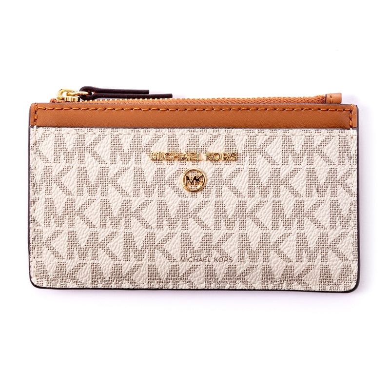 【新品】MICHAEL KORS カードケース バニラ/ブラウン