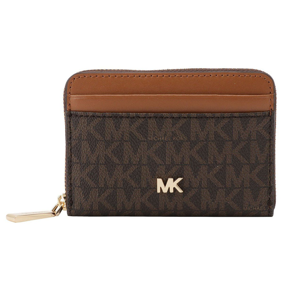 マイケルコース MICHAEL KORS MK コインケース カードケース 34F9GF6Z1B 252 MOTT ブラウン シグネチャー柄