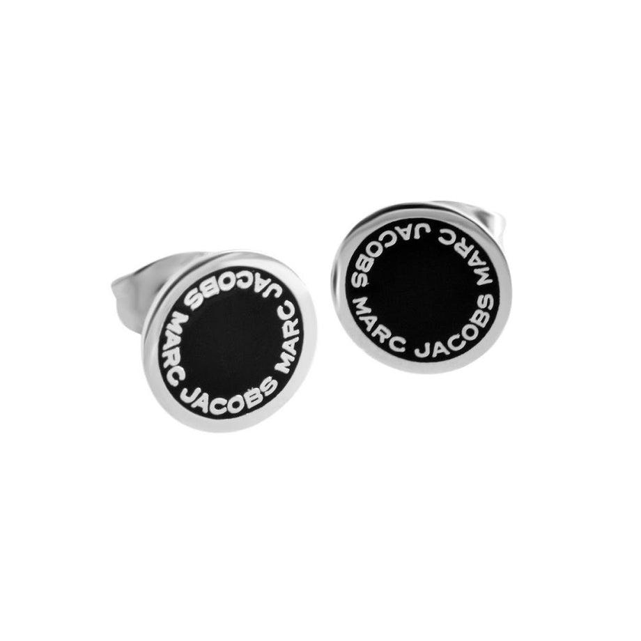 Marc jacobs enamel hot sale logo disc studs