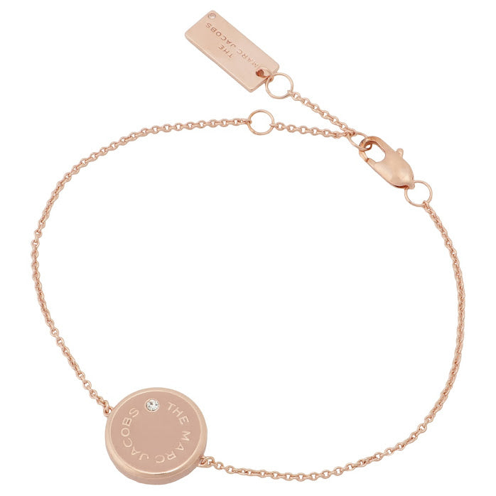 マークジェイコブス MARC JACOBS ブレスレット M0017167-850 abms00166l THE MEDALLION BRACELET  ザ メダリオン リバーシブル ブレスレット レディース アクセサリー ピーチ＋ローズゴールド