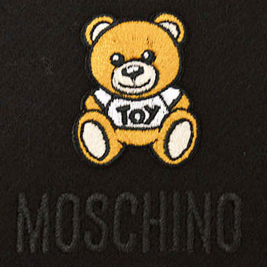 Moschino MOSCHINO Muffler Women's M5293 50124 016 TOY Teddy Bear Patch