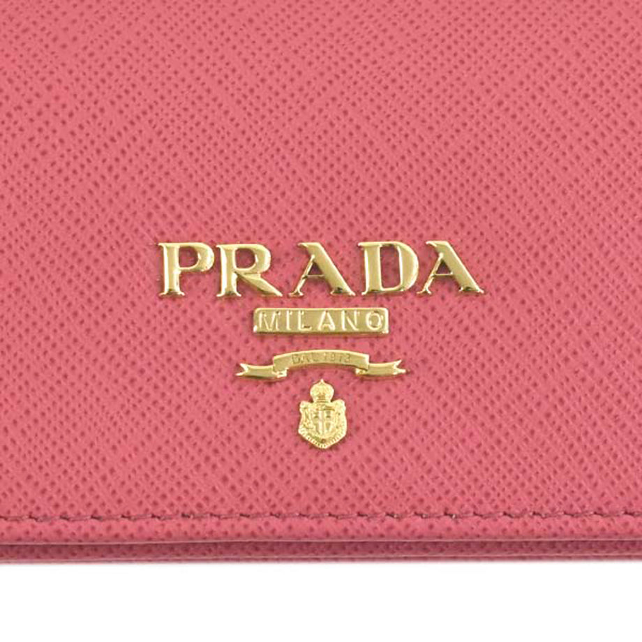 プラダ PRADA カードケース LOGO LETTERING PORTACARTE DI CRED サフィアーノ カードホルダー1MC122 QWA  名刺入れ F0505 PEONIA ピンク系