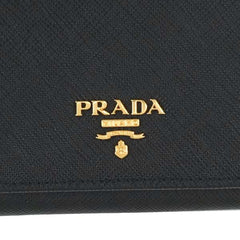 Prada PRADA wallet LOGO LETTERING Saffiano 1MH176 QWA coin purse with