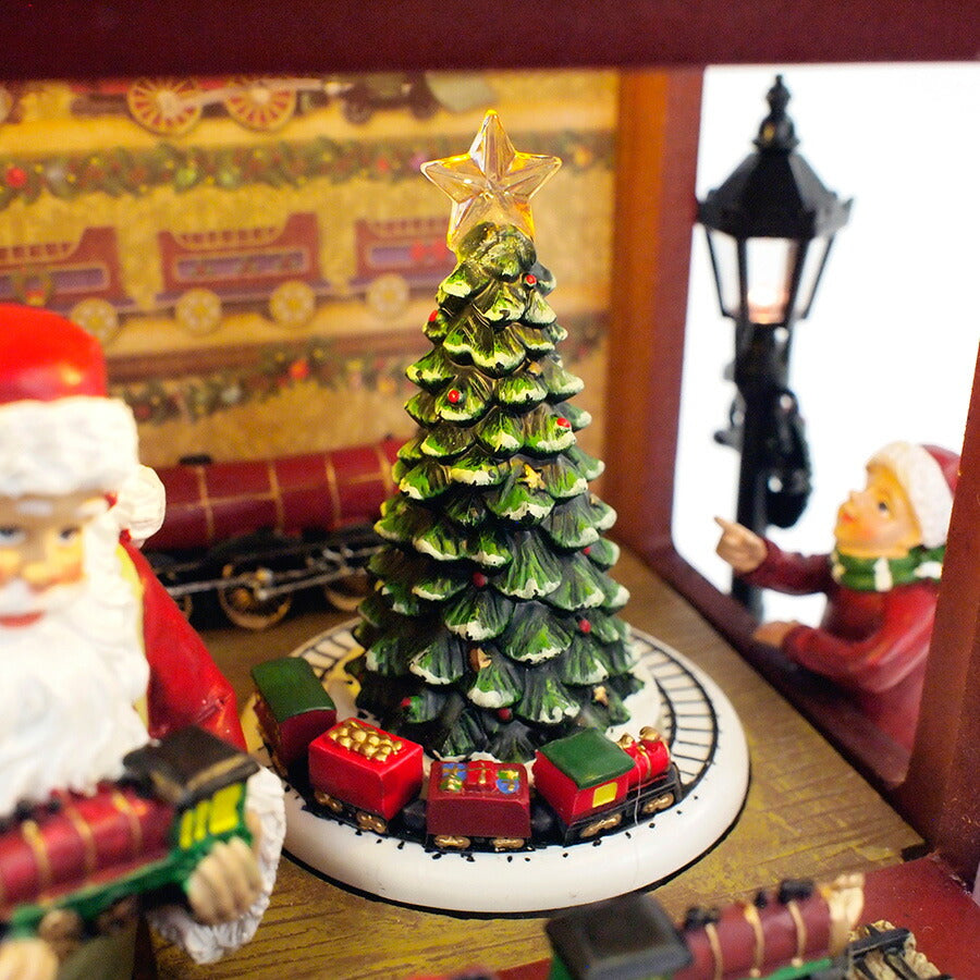 クリスマス飾り サンタさんトラック オルゴール - 季節/年中行事