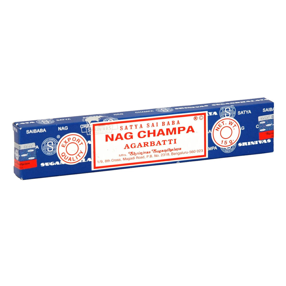 サティヤ SATYA インド香 スティックタイプ SAI BABA NAG CHAMPA サイババ ナグチャンパ 1箱 約12本入り 単品