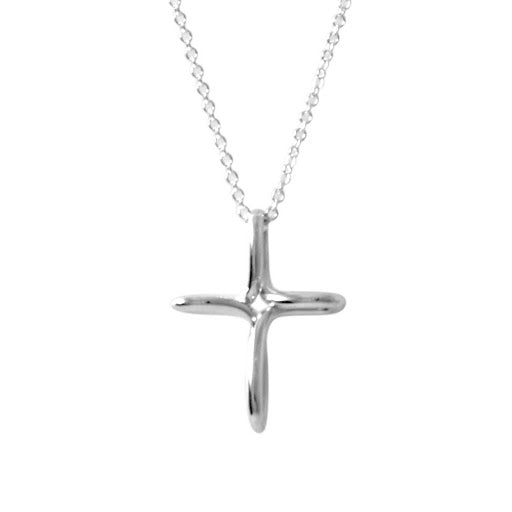 Tiffany TIFFANY&CO 37675342 infinity cross pendant necklace 41cm c