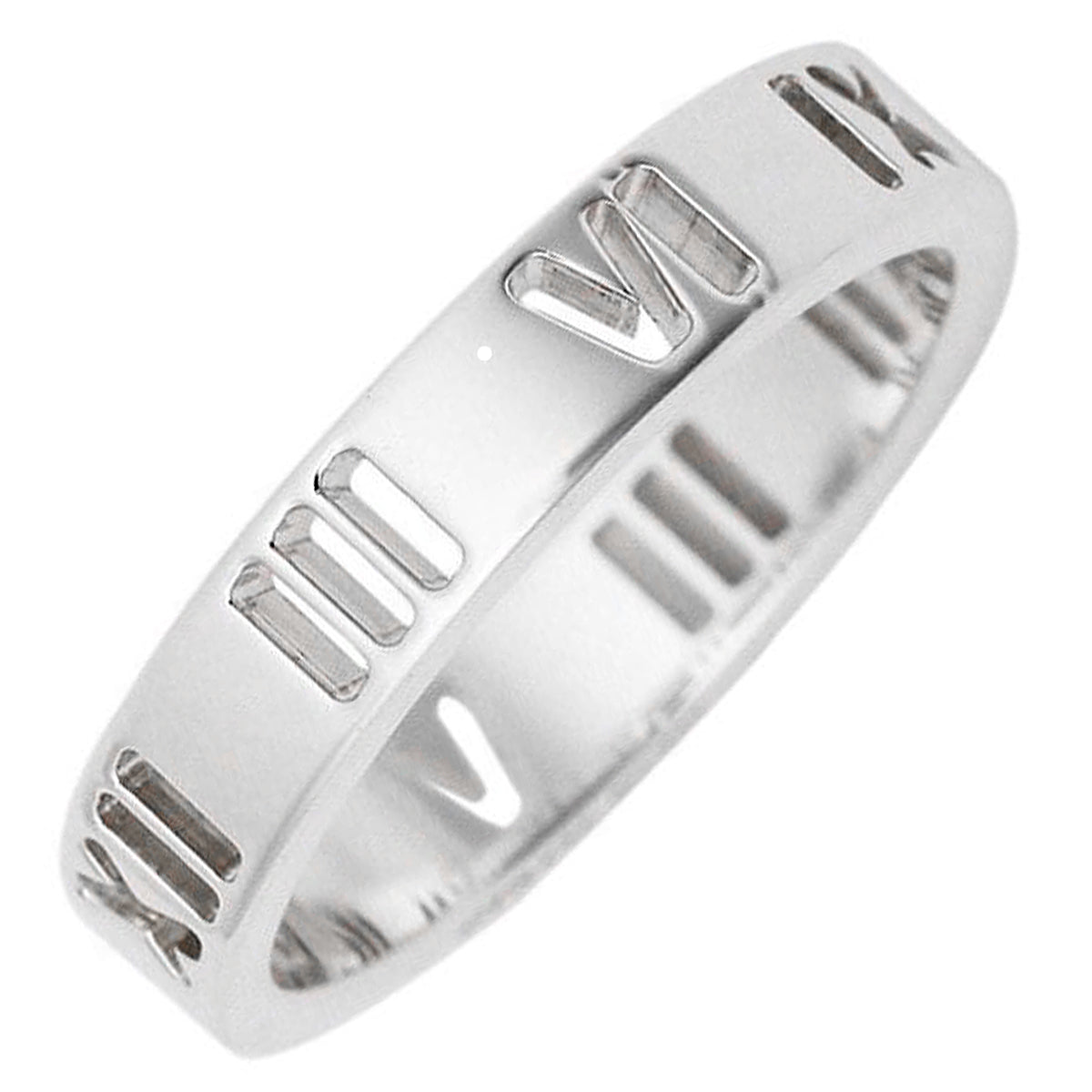 Tiffany TIFFANY&CO. Atlas narrow ring 30540417 ring SILVER silver