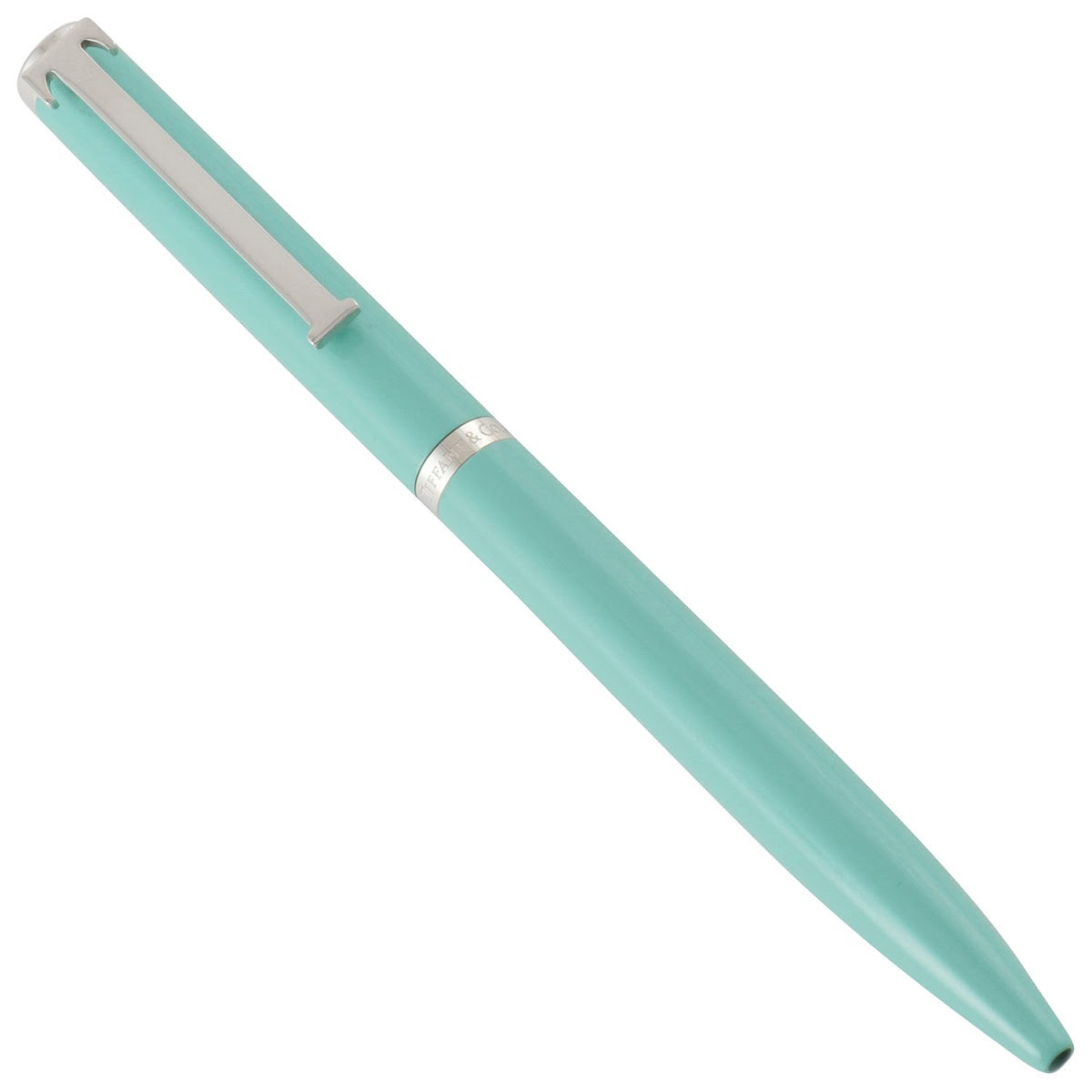 ティファニー TIFFANYu0026CO. ペン 筆記具 37361399 EXEC T-CLIP TIF BLUE エグゼクティブ ティファニー  T-クリップ ボールペン ティファニーブルー シルバー pbtf00011l