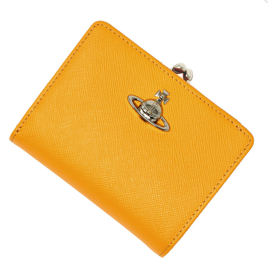 Vivienne Westwood Vivienne Westwood Wallet Women's Bifold Wallet Clasp  YELLOW Yellow 51010020-40187-E402 PIMLICO WALLET Pimlico Wallet