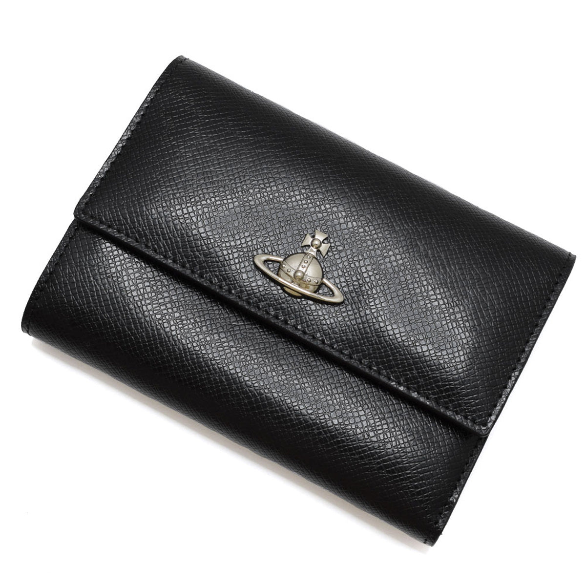 ヴィヴィアン ウエストウッド Vivienne Westwood 財布 51040037-40531-N403 SOFIA CREDIT CARD  WALLET WITH ZIP ソフィア クレジットカード ウォレット 小銭入れ付き 三つ折り財布 BLACK ブラック