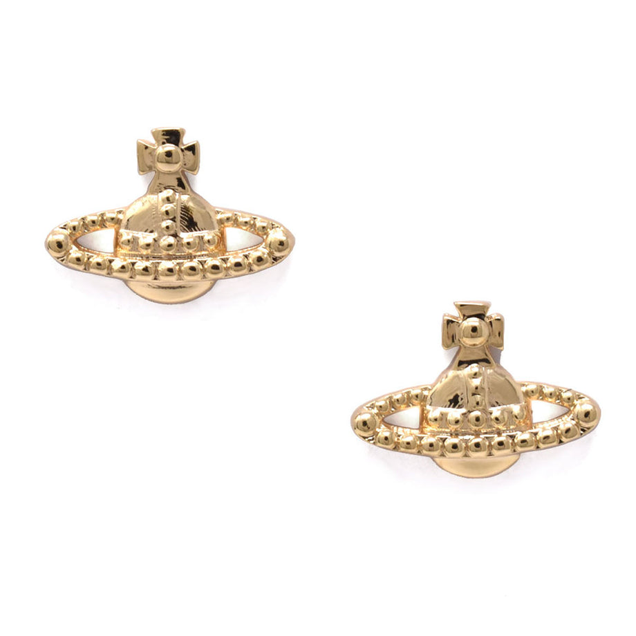 Vivienne Westwood Vivienne Westwood Ladies Earrings Gold Orb  62010015-R001-SM FARAH EARRINGS