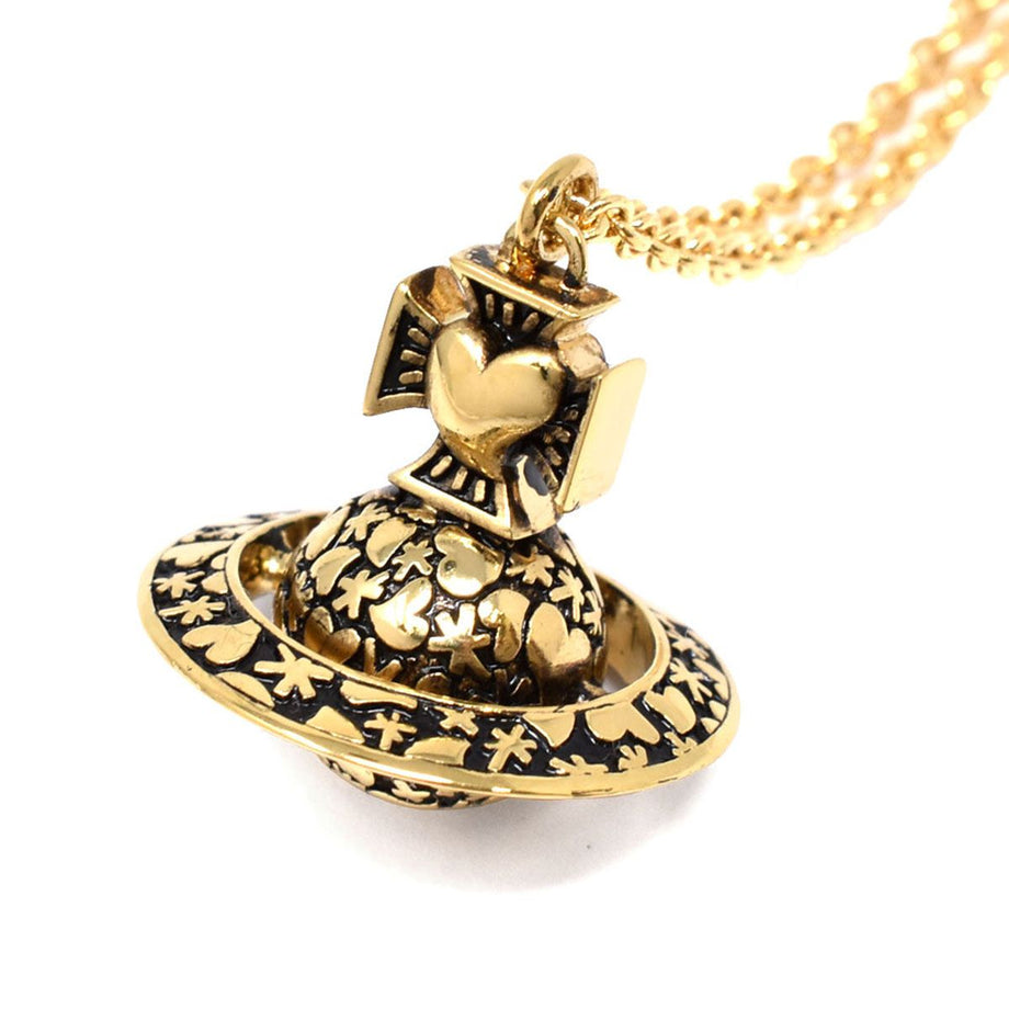 ヴィヴィアン ウエストウッド Vivienne Westwood ネックレス アクセサリー ODELINA SMALL ORB PENDANT  ゴールド オーブ ORB 63020172-R002-IM