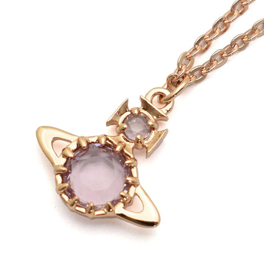 Vivienne Westwood Pink Galaxy Orb Necklace