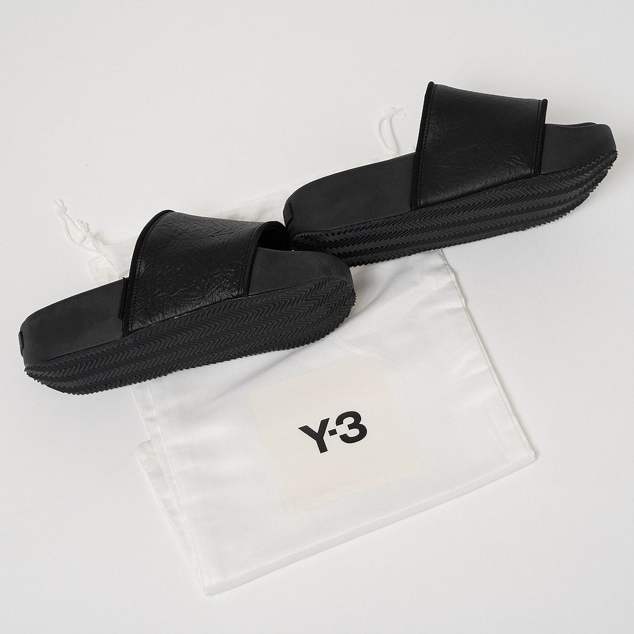 ワイスリー Y-3 サンダル 厚底 ユニセックス レザーサンダル GW8631 Y